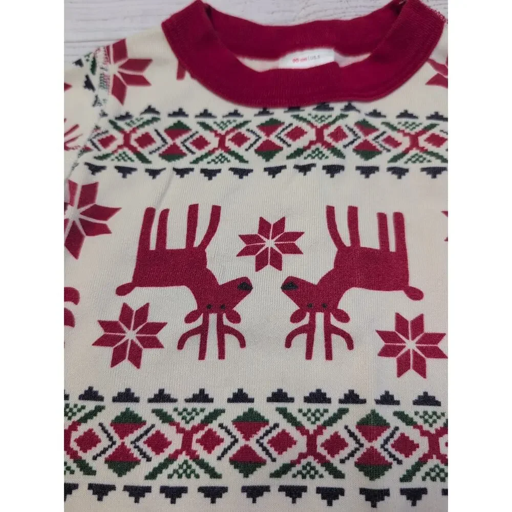 3 Hanna Andersson Deer Deer Short John Pajamas, 2 of 2